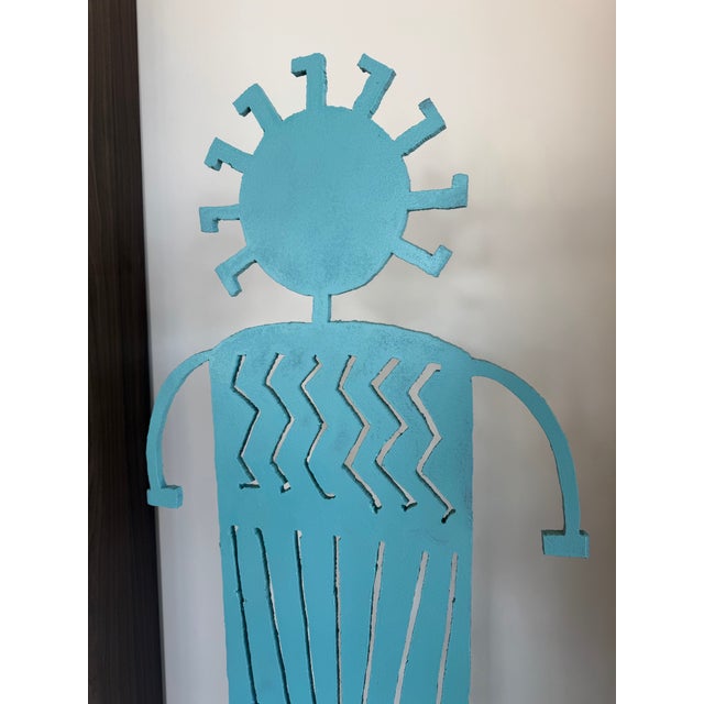 Metal Late 20th Century Navajo Tribe Metal Sculpture For Sale - Image 7 of 8