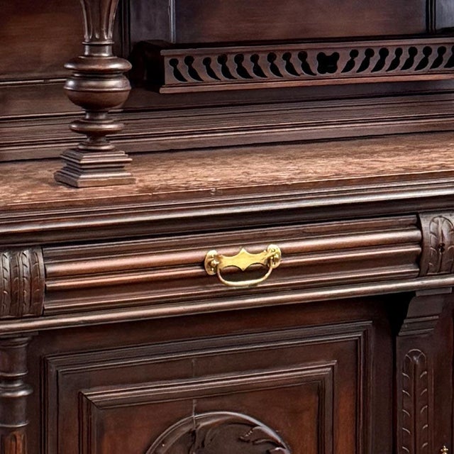 Antique Cupboard in Walnut, 1880s For Sale - Image 10 of 14