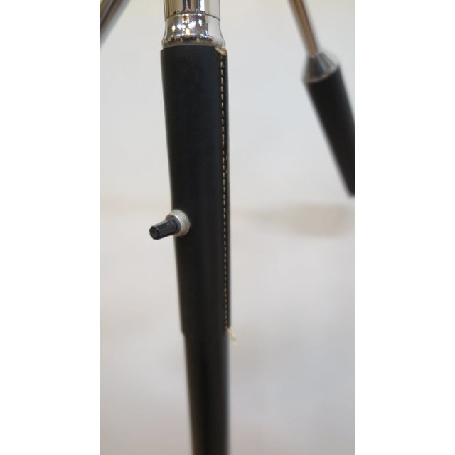 Black Gino Sarfatti Triennale Floor Lamp For Sale - Image 8 of 12