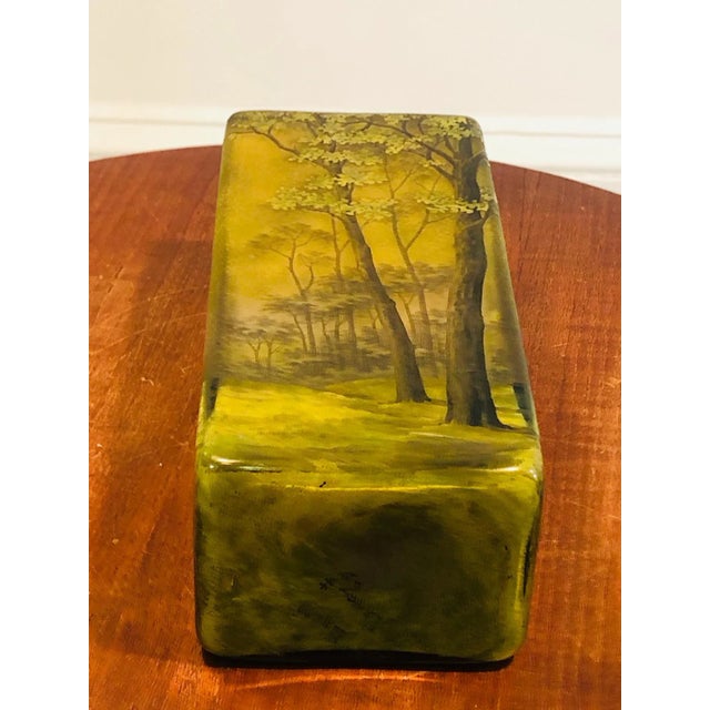 Antique Daum Daum Nancy Cameo Carved Forest Vase For Sale - Image 10 of 11