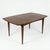 Wood Broyhill Attributed Premier Vintage Mid Century Modern Walnut Dining Table With 2 Leafs C. 1960s For Sale - Image 7 of 9