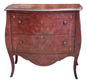 Paint Decorated Bombe Chest