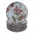 Abstract Botanical Small Plates, Set of 8 For Sale