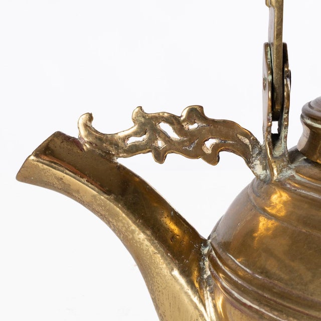18th Century Brass Tea Kettle. In great shape for its age. Would make a great display piece in dining rooms, kitchens or...