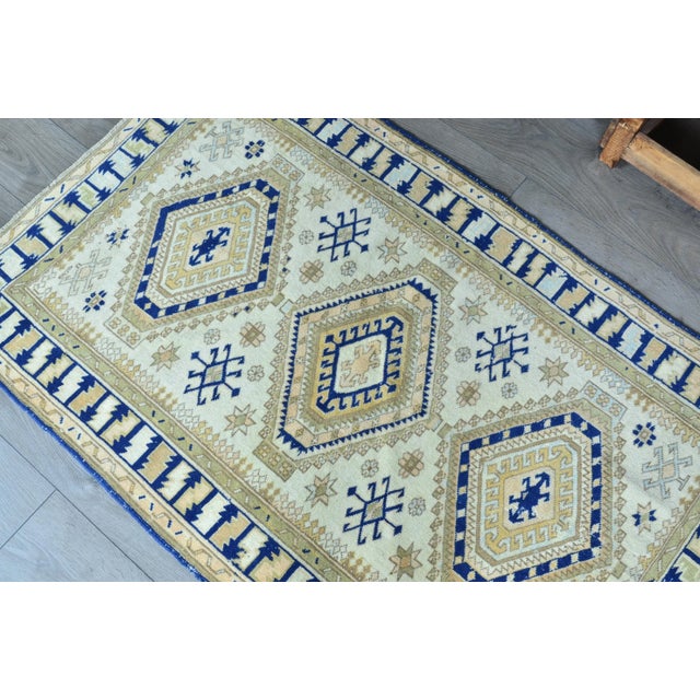 1960s Nomadic Distressed Area Rug For Sale In Phoenix - Image 6 of 11