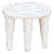 Charming Whitewash African Stool For Sale