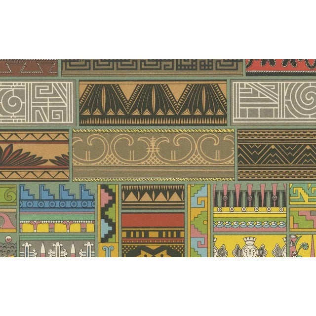 Black Ethnographic Design Lithograph, 1869, Paper For Sale - Image 8 of 12