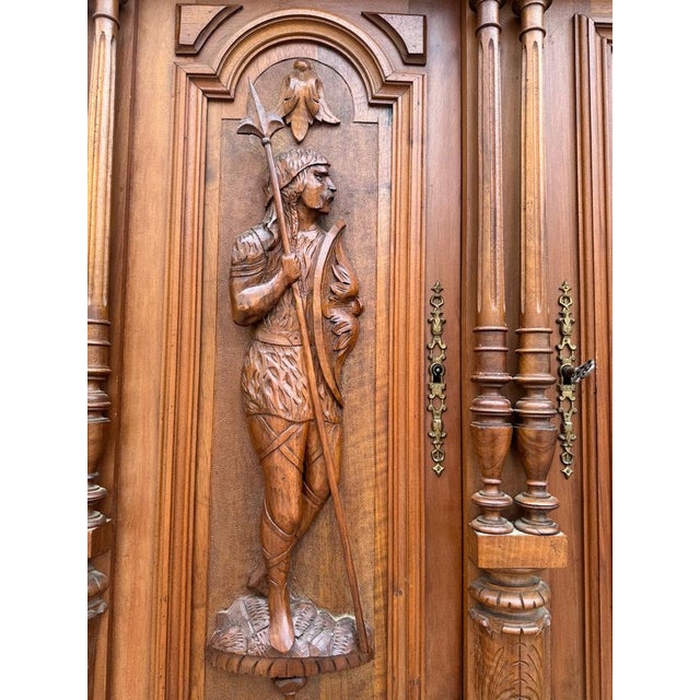 Vintage Cupboard in Walnut For Sale - Image 13 of 18