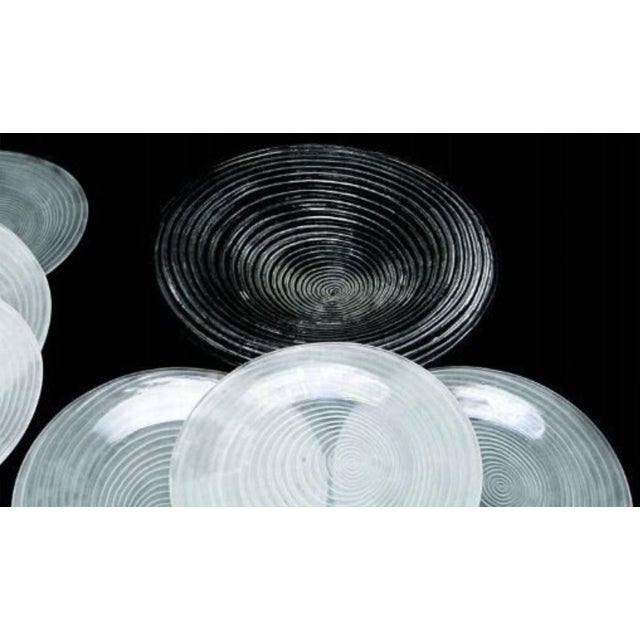 Rotor Dessert Set by J. Drost, Ząbkowice Gospodarcza Huta, Poland, 1970s, Set of 7 For Sale - Image 3 of 4