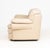 Animal Skin Modern Beige Leather Upholstered 2-Seat Sofa For Sale - Image 7 of 8