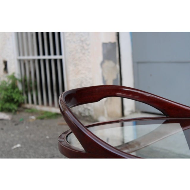 Vintage Ovale Bar Cart by Cesare Lacca, 1950s For Sale - Image 6 of 12