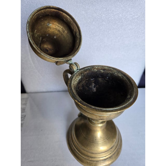 18th Century Italian Brass Incense Burner For Sale - Image 12 of 12