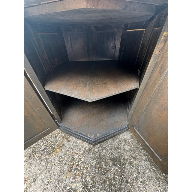 Mid-Century Chinese Carved Figural Wood Octagon Side Tables - A Pair For Sale - Image 12 of 12
