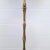 "Bamboo" floor light in brass, completely restored, re-electrified, new custom-made lampshade in natural fibers. European...