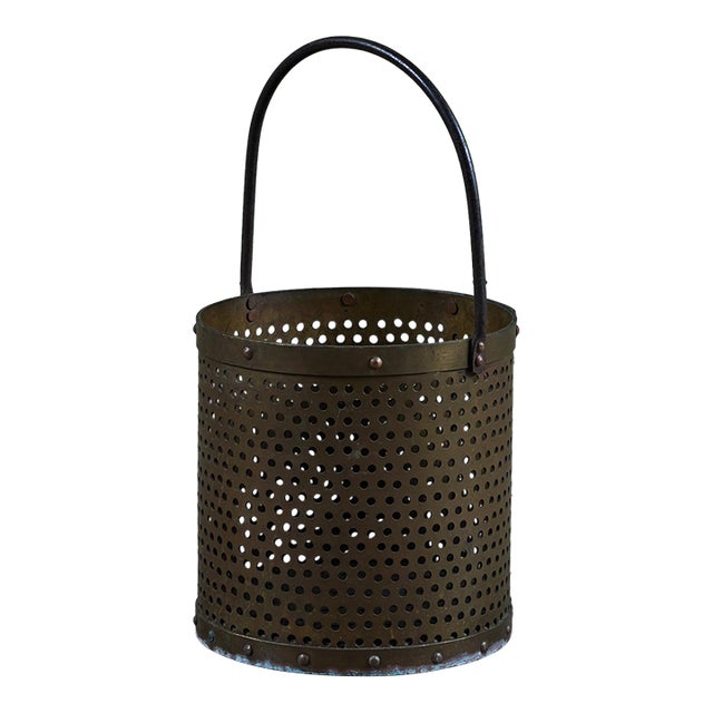 Perforated Brass Pail For Sale
