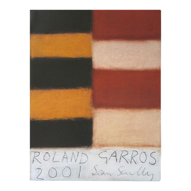 Sean Scully Roland Garros 2001 Official Poster For Sale
