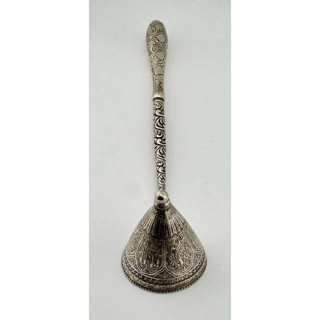 Early 20th Century Interesting Hand Made Repurposed Antique Sterling Items Created Candle Snuffer - One of a Kind For Sale - Image 9 of 18