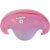Pink Vintage Cenedese Murano Label Double Position Opal Pink Italian Art Glass Seashell Bowl Vase For Sale - Image 8 of 8