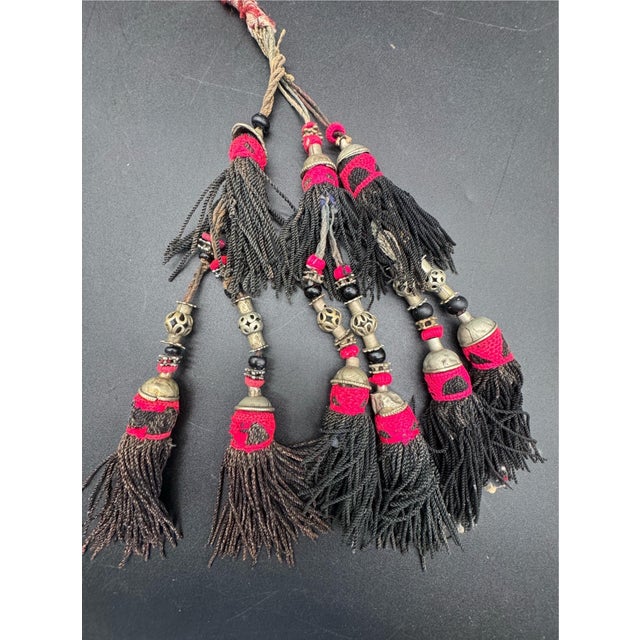 Antique Uzbek “Sequsha” Tassel, 19th C Uzbekistan For Sale - Image 14 of 15