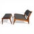 Brown Set of Lounge Chair with Ottoman by Heinz Heger, 1960 For Sale - Image 8 of 18