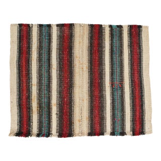 Striped Mini Vintage Kilim Rug - 2`4″ X 2`10″ For Sale