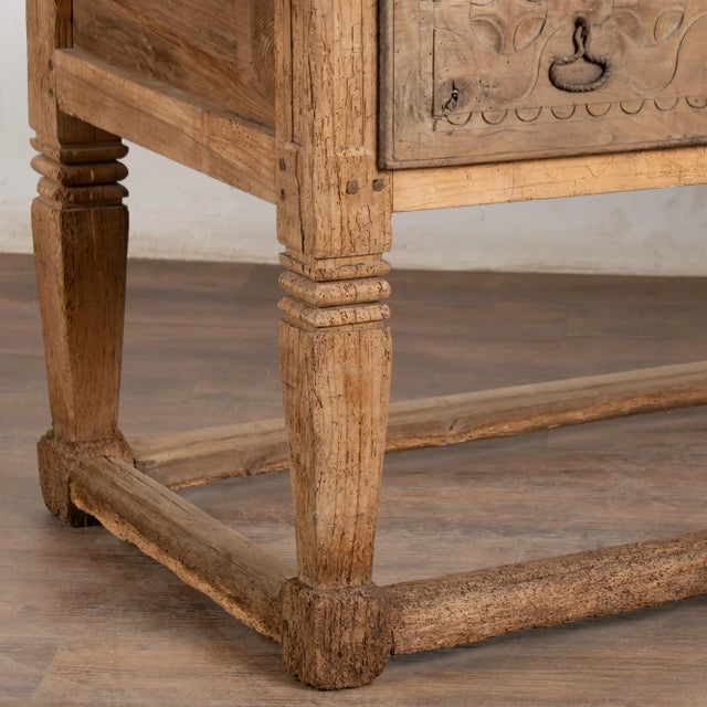 18th Century Chestnut Console Table With Three Drawers, Portugal For Sale - Image 12 of 14
