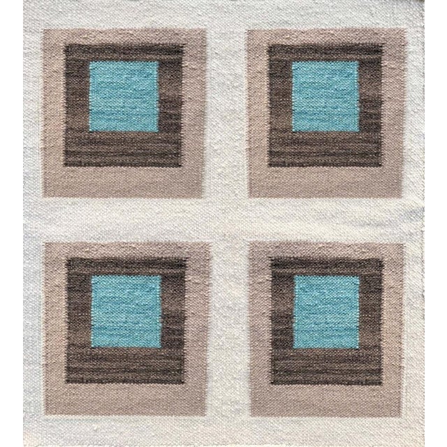 The Color Study Rug is a bold, modernist flatweave rug inspired by Bauhaus color theory and the iconic work of Josef...