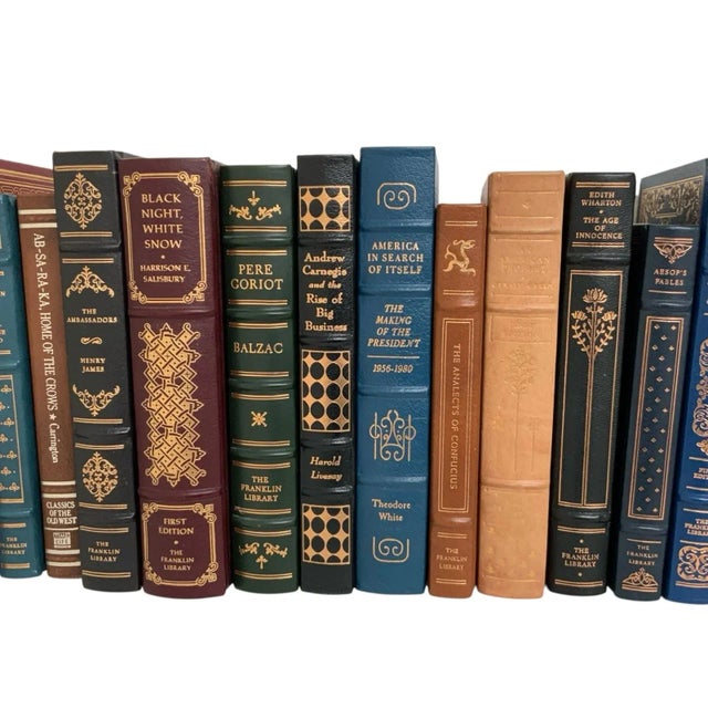 Vintage Collection 25 of the Franklin Library Leather Bound Books For Sale - Image 4 of 9