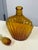Diamond Star Amber Pressed Glass Fan Form Decanter + Hobnail Stopper, Vintage For Sale In San Francisco - Image 6 of 12