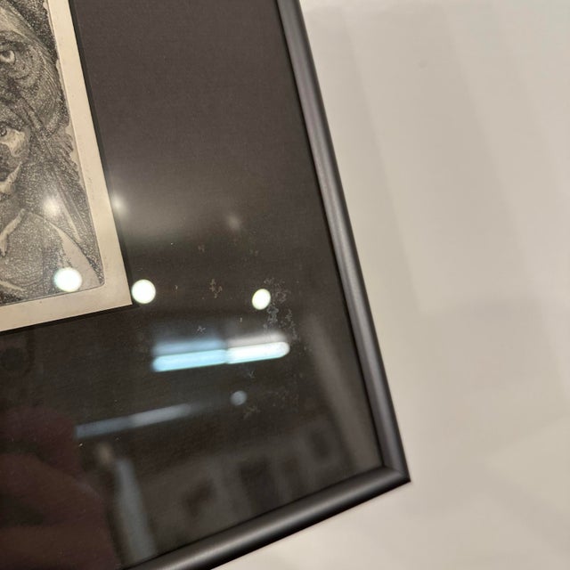 Mid 20th Century H Norman Schnepf Block Print For Sale - Image 10 of 11