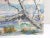Mid 20th Century Vintage Modernist Coastal Landscape Painting For Sale - Image 5 of 8
