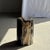 Side Table in Black Petrified Wood with Beige Star Pattern For Sale - Image 4 of 18