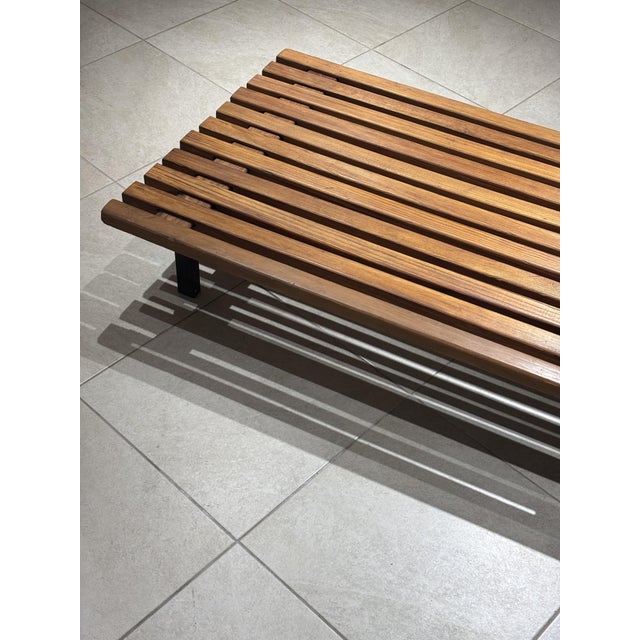 Wood Cansado Bench by Charlotte Perriand, 1954 For Sale - Image 7 of 12