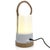 White Groove+ Cordless LED Outdoor Table Lamp with Dimmer, Built-in Rechargeable Battery, 3-Level Brightness, Bluetooth Speaker / Color Changing, White For Sale - Image 8 of 11
