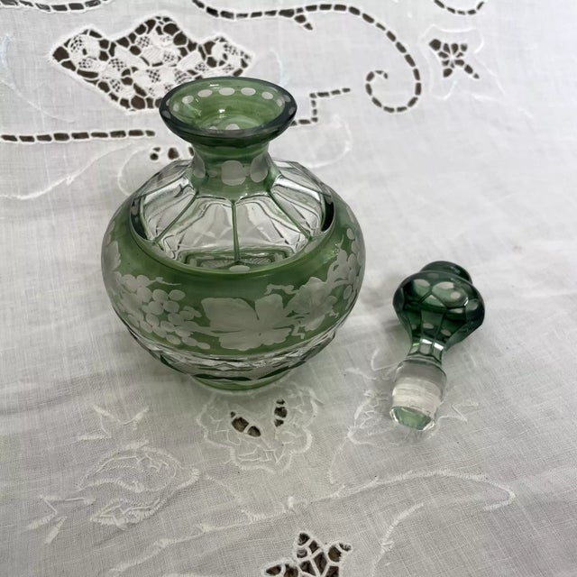 Early 20th Century Antique Crystal Vanity Set - 8 Pieces For Sale - Image 5 of 12