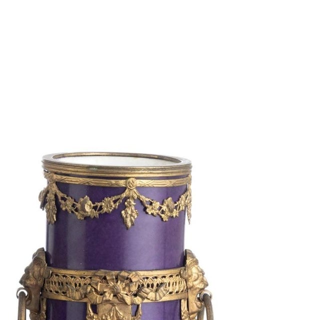 19th Century Porcelain Vases from Sevres, Set of 2 For Sale - Image 4 of 6