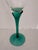 Vintage Mid-Century Modern Art Glass Wine Goblets With Emerald Green Stems - a Pair For Sale - Image 4 of 6