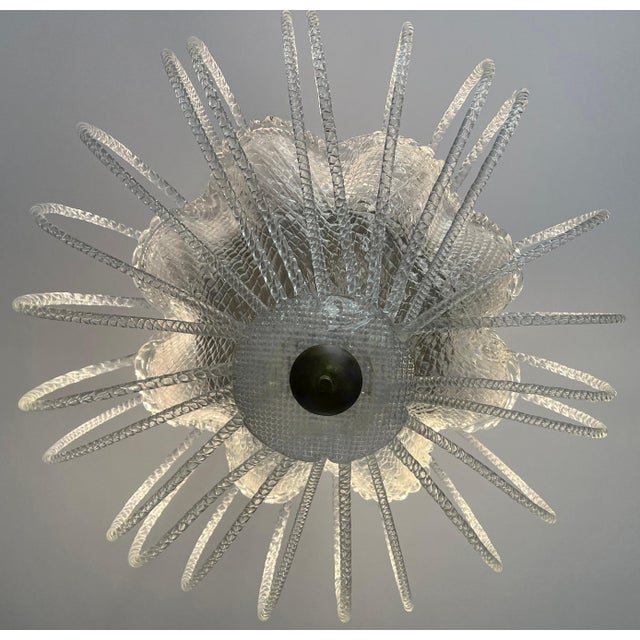 1940s Chandelier attributed to Barovier & Toso, Murano, 1940s For Sale - Image 5 of 18