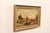 European Riverside Village Painting, 19th C For Sale - Image 11 of 13