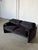 1970s Maralunga 2-Seater Sofa, Reupholstered in Black Velvet Attributed to Vico Magistretti for Cassina For Sale In New York - Image 6 of 6