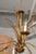 Mid 20th Century Vintage 6-Light Italian Bulrush Toleware Chandelier For Sale - Image 5 of 12