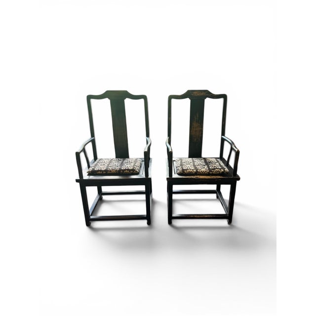 Queen Anne Restoration Hardware Accent Chairs For Sale - Image 3 of 14