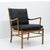 Wood Colonial Lounge Chair by Ole Wanscher for Poul Jeppesen, 1990s For Sale - Image 7 of 12