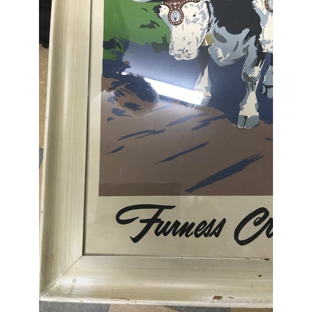 Paper Original Silkscreen Poster Furness Cruises to the Northland Hand Signed by Artist Adolph Treidler For Sale - Image 7 of 12