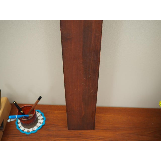 Wood Danish Wall Ornament, 1970s For Sale - Image 7 of 14