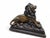 Black Viennese Cold-Painted Bronze Lion by MR, 19th Century For Sale - Image 8 of 12