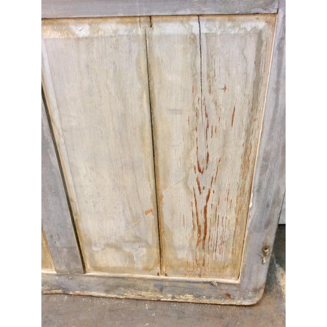 Early 20th Century French Wood Painted Garden Gate For Sale - Image 6 of 13