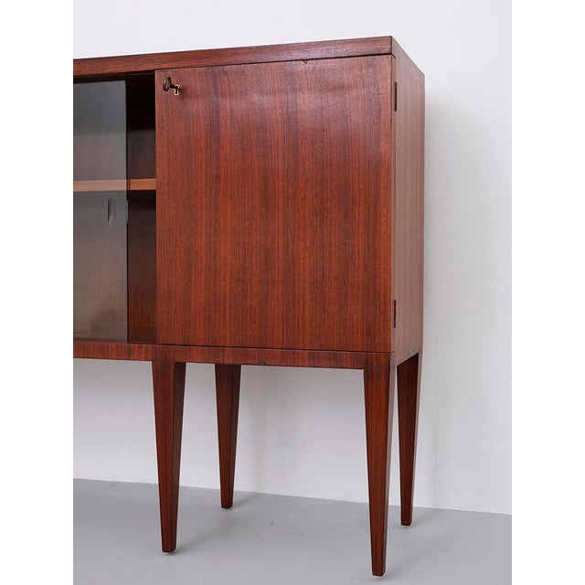 Sideboard in Wood and Glass by Gio Ponti, 1950s For Sale - Image 5 of 17
