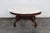 Mid 20th Century Victorian Style Oval Marble Top Carved Coffee Table For Sale - Image 12 of 13
