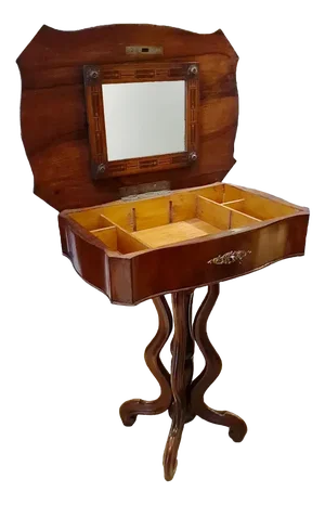 Late 19th Century Mahogany Worktable